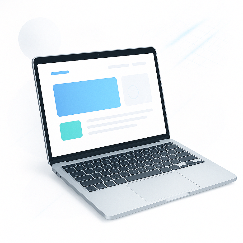 Экран сайта Firmly на MacBook